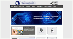 Desktop Screenshot of electronicauniversal.com.mx